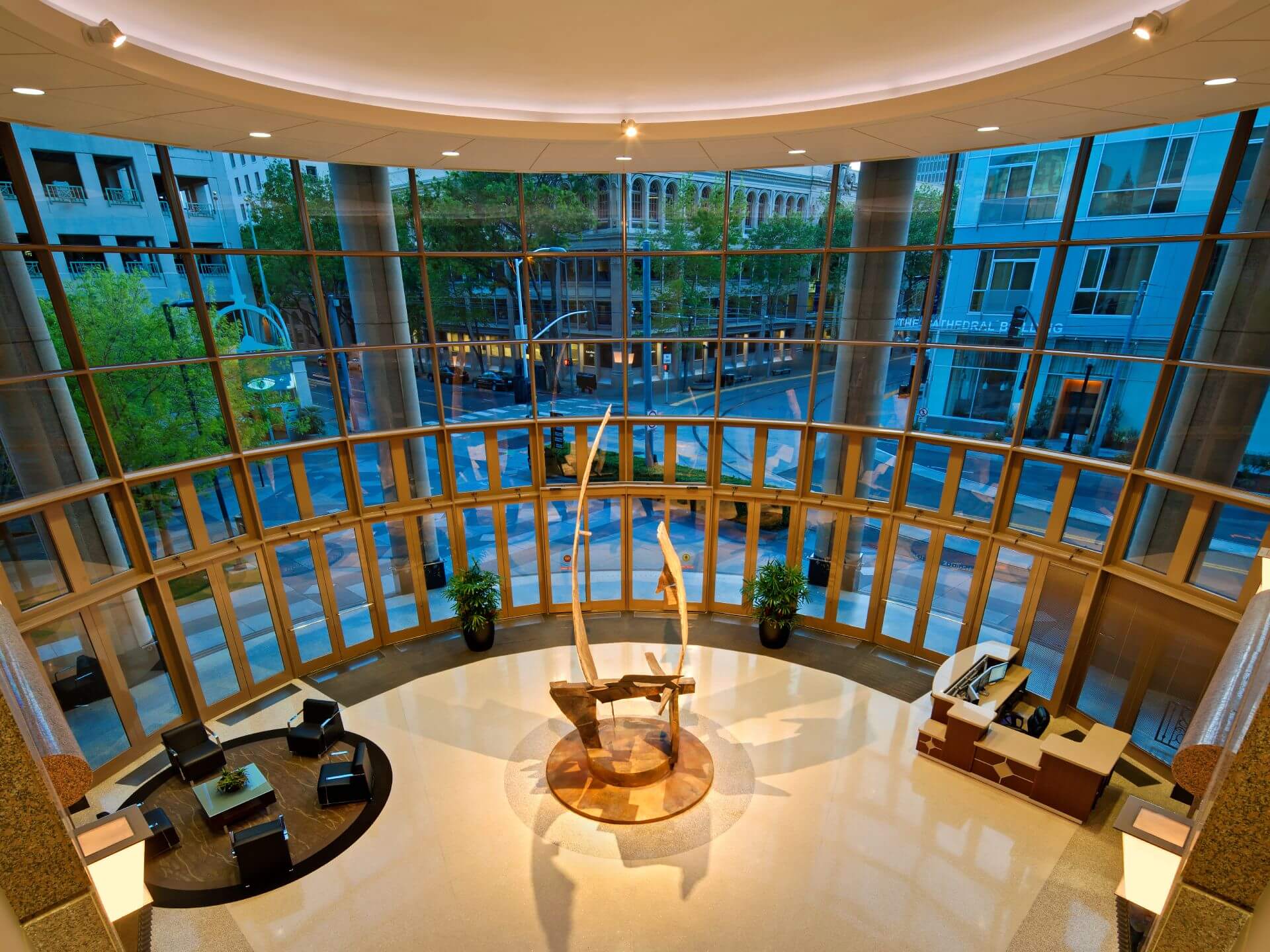 1201 Lobby from above